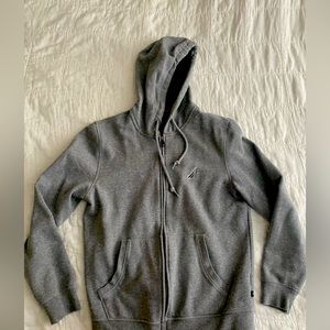 Náutica gray hooded sweater